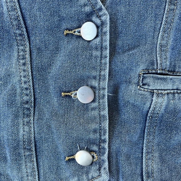 Denim Vest - Y2K Vibes Festival| Size M ๐ - Picture 5 of 6